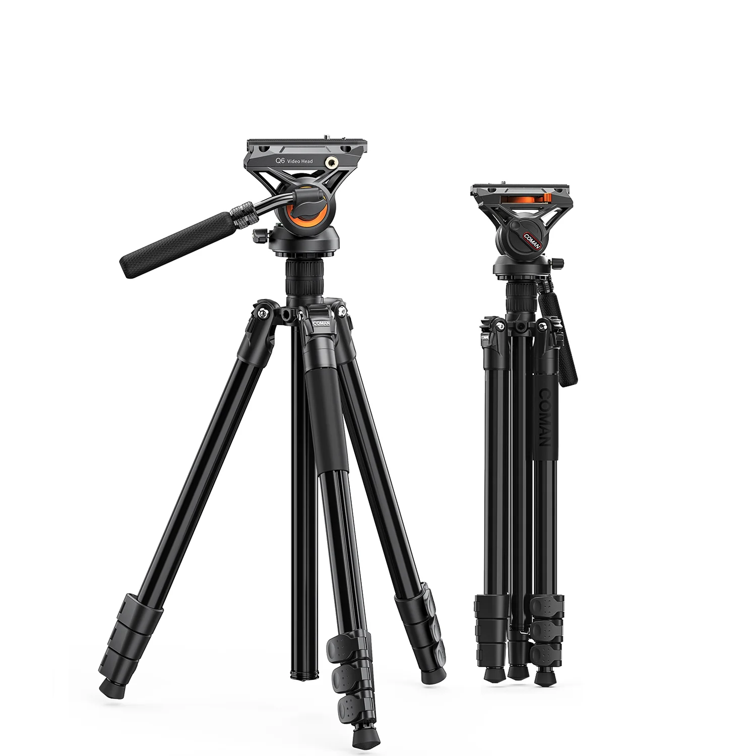 COMAN KX3939Plus Camera Tripod for DSLR, DJI RS2/RS3/RS4, Manfrotto