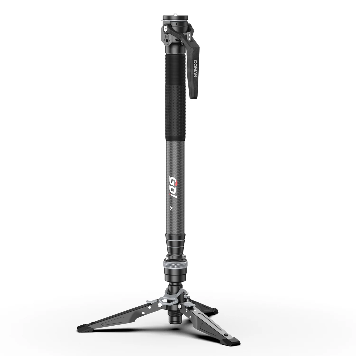 COMAN M1 & M1V5 Portable Lightweight Carbon Fiber Monopod Stable Support 44.1 lbs - Image 26
