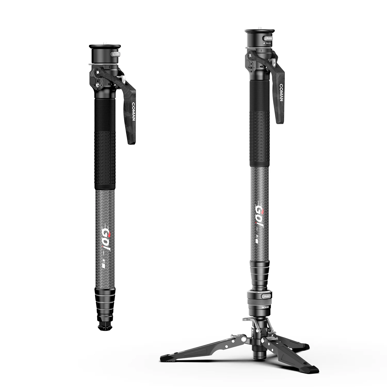 COMAN M1 Pro Monopod Quick Release Lightweight Carbon Fiber Monopod 44.1 lbs Load - Image 8