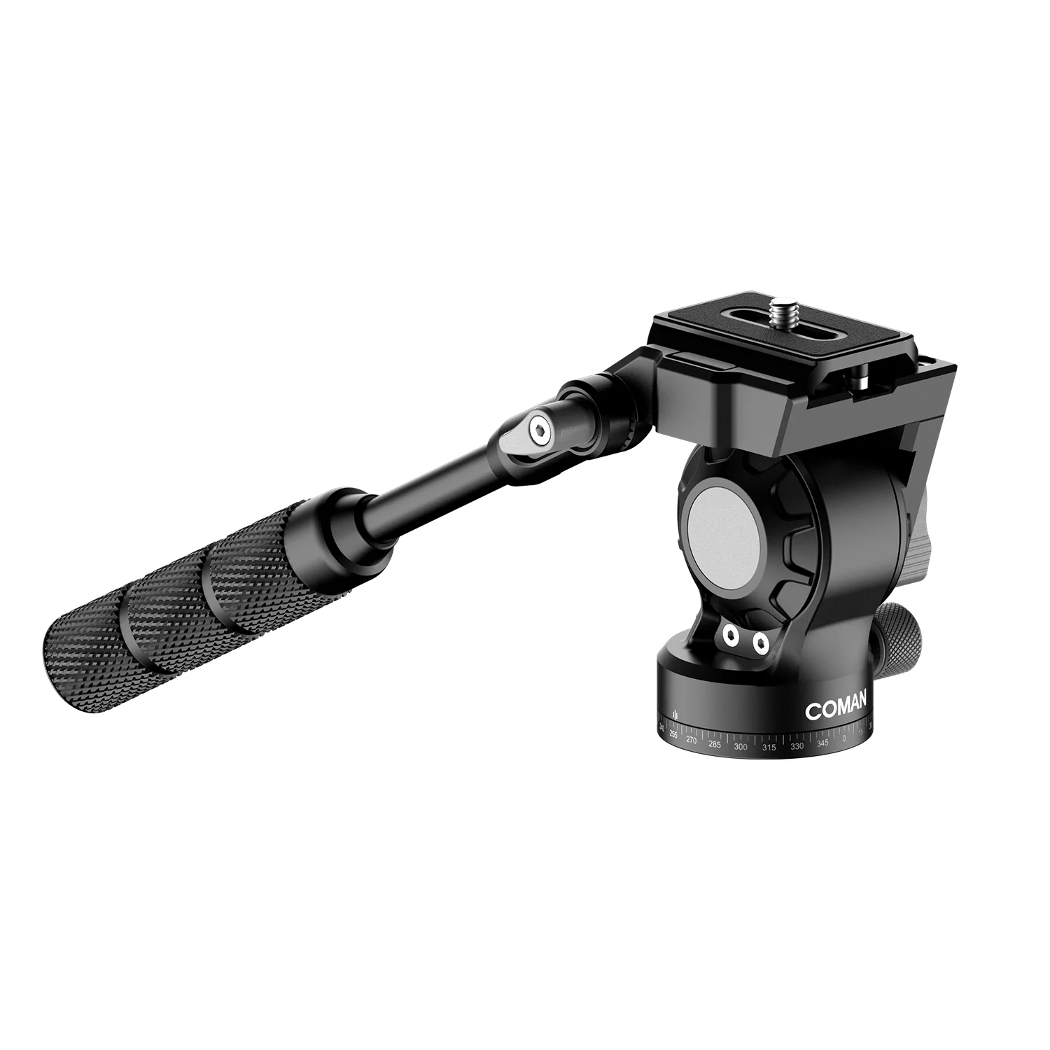COMAN V3 Mini Fluid Head For Tripods Aluminum Arca Swiss Quick Release - Image 3