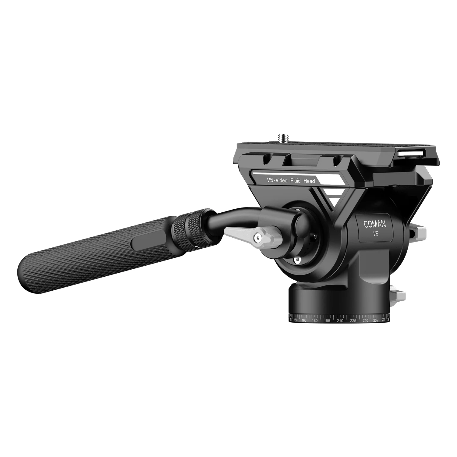 COMAN V5 Hydraulic Fluid Head for DSLR Cameras and Long Lenses, 10kg Load - Image 2