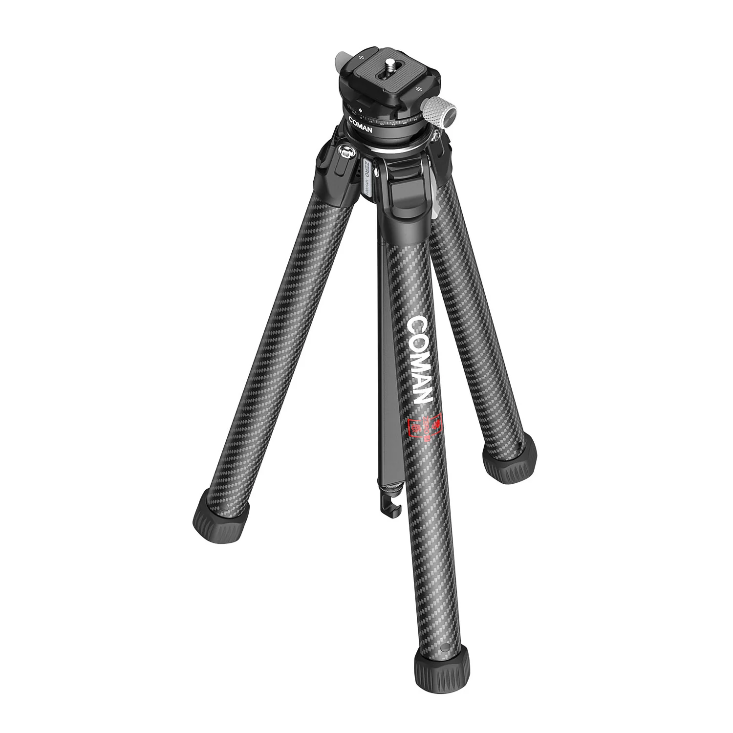 COMAN Zero X Lightweight Tripod Carbon Fiber For Travel Photography - Image 3