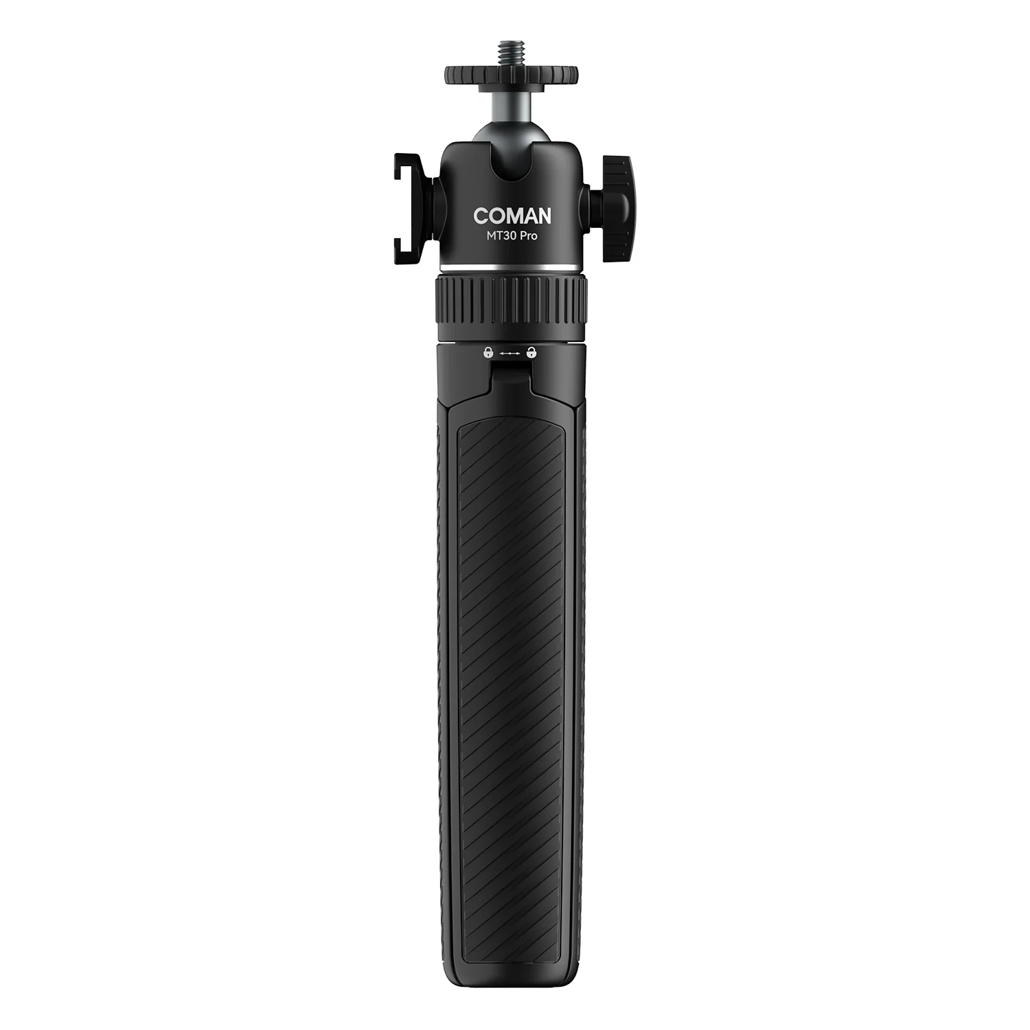 COMAN MT30Pro Phone Tripod Selfie Stick Remote-Control, Black & White - Image 3