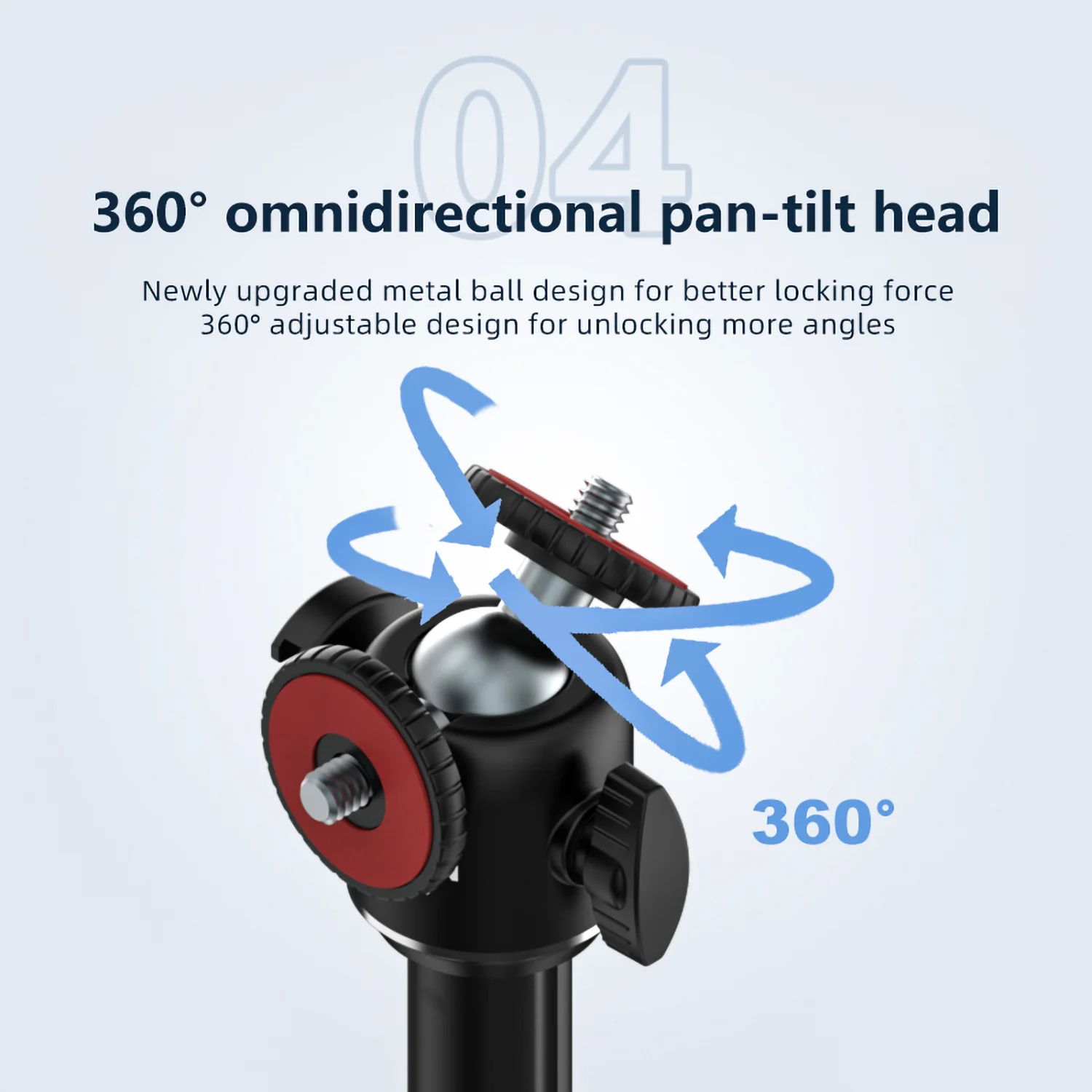 COMAN MT30Pro Phone Tripod Selfie Stick Remote-Control, Black & White - Image 6