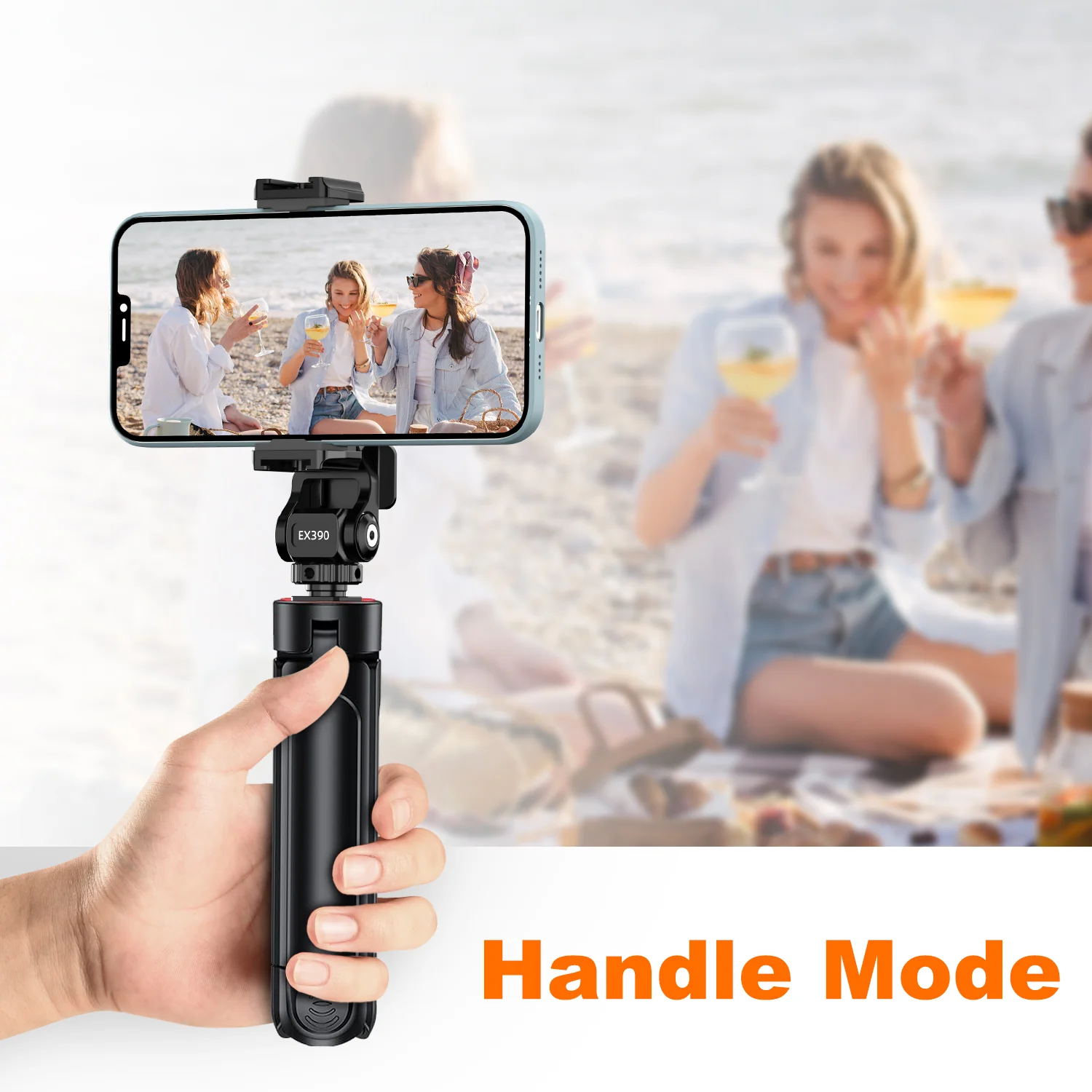 COMAN EX390Mini Phone Tripod Desktop With Non-slip Base - Image 8
