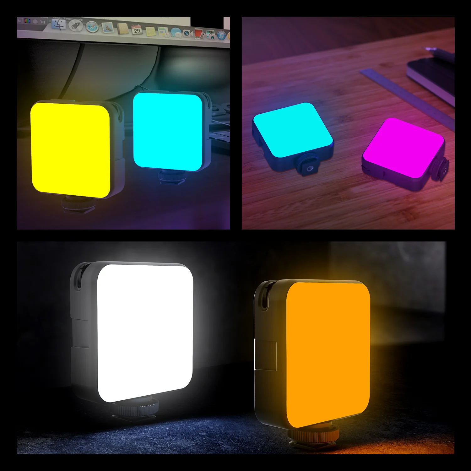 COMAN S73 RGB Pockect Fill Light | 2000mAh Magnetic Mini Video Fill Light - Image 3