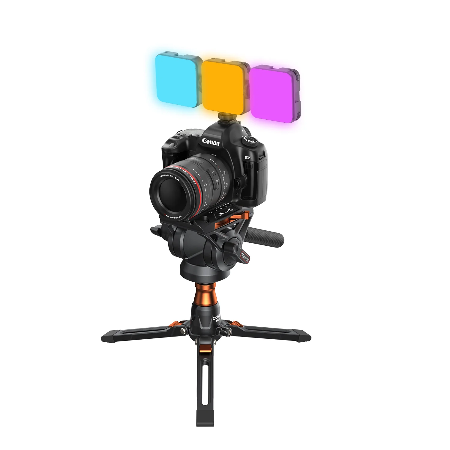 COMAN S73 RGB Pockect Fill Light | 2000mAh Magnetic Mini Video Fill Light - Image 5